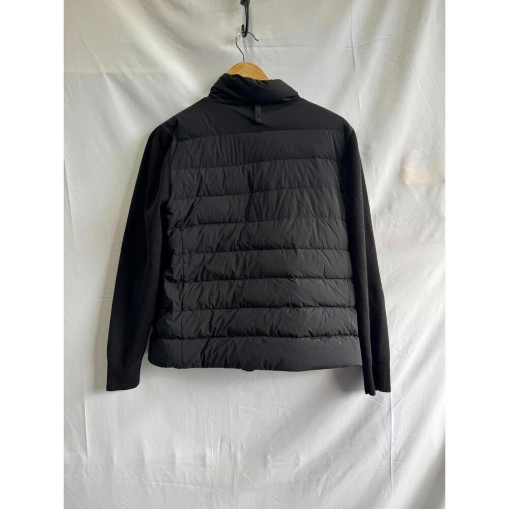 Mackage BlackNylon Ocean Mixed Media Jacket Size M with Stains - Picture 4 of 8